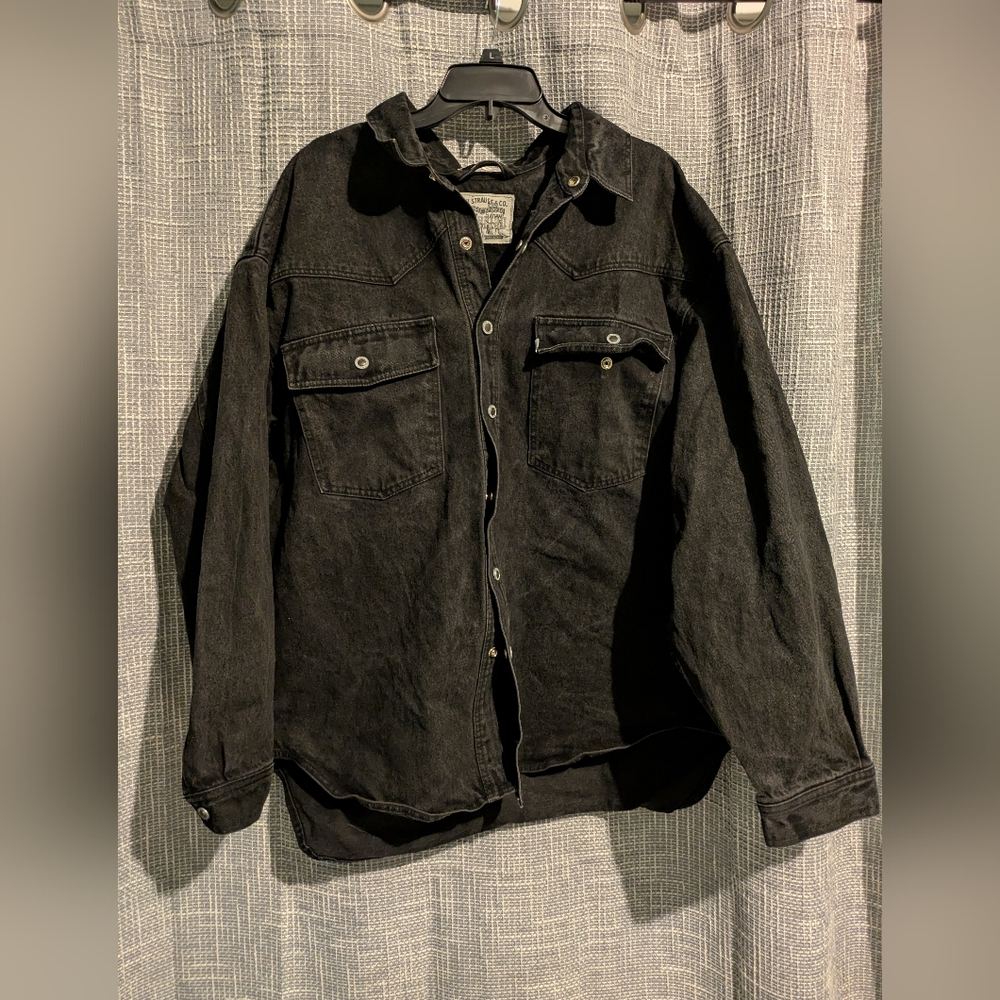 Vintage SilverTab LEVI Black Denim Jacket